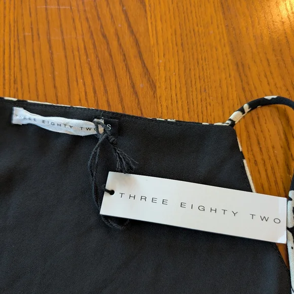 Elegant Black and White Strappy Floral Maxi Dress, Size S - NEW - Picture 3 of 8